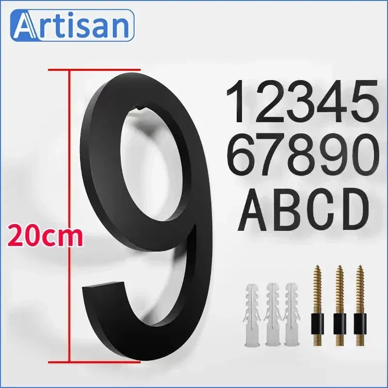 8 Inch House Number Outdoor #0-9 Numeric Home Outdoor Numbers