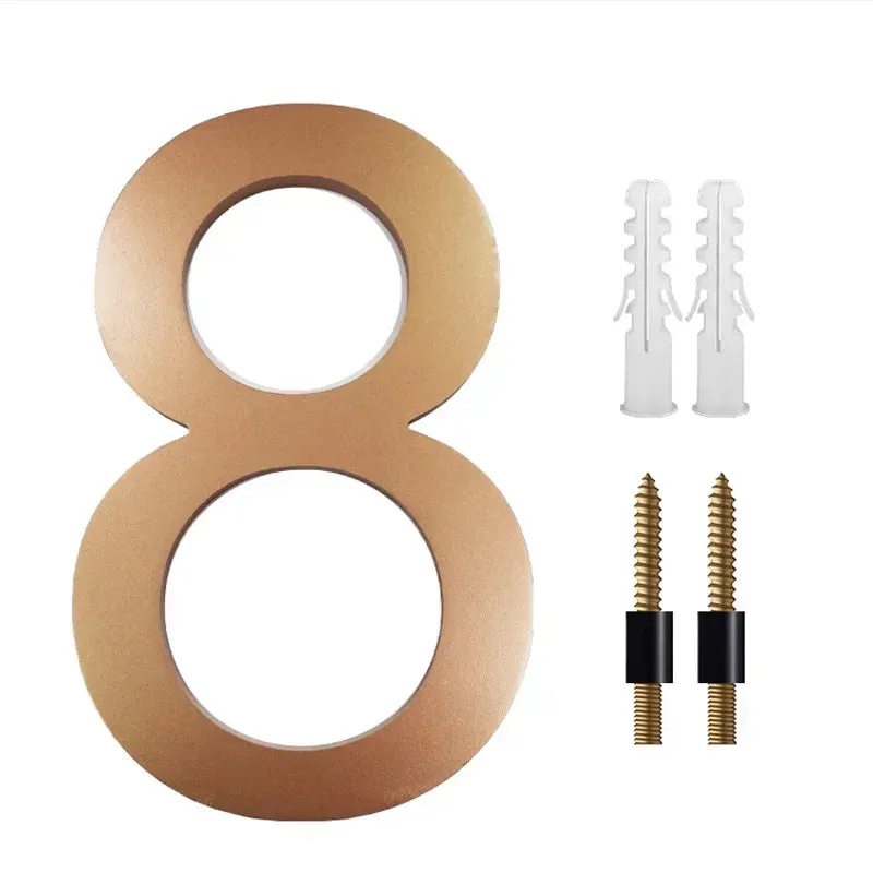 8 Inch House Number Outdoor #0-9 Numeric Home Outdoor Numbers