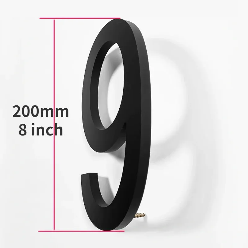 8 Inch House Number Outdoor #0-9 Numeric Home Outdoor Numbers