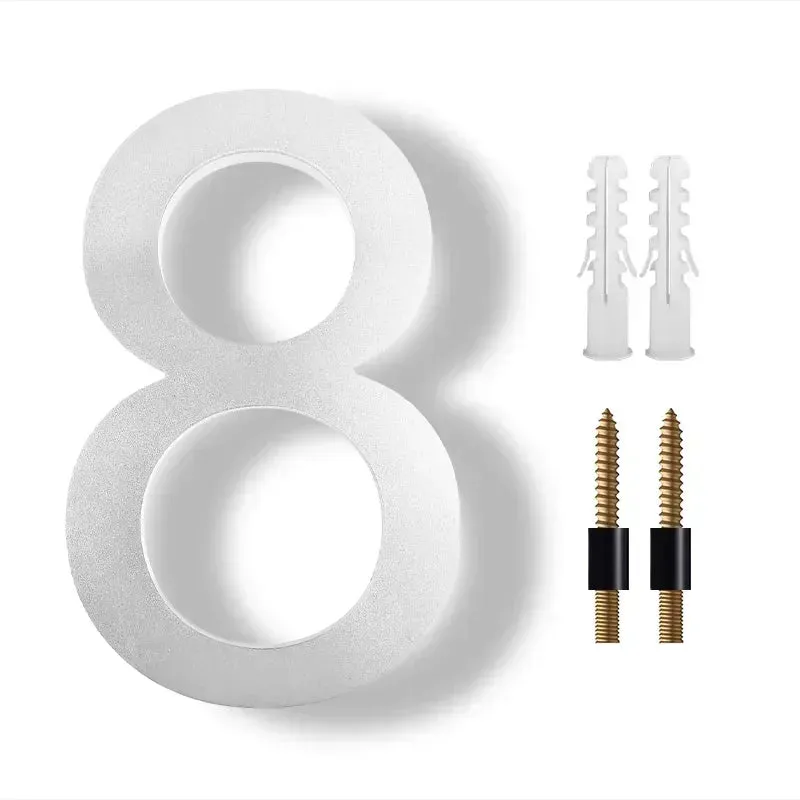 8 Inch House Number Outdoor #0-9 Numeric Home Outdoor Numbers