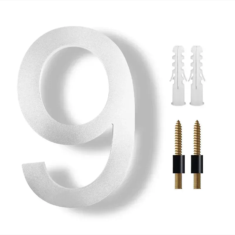 8 Inch House Number Outdoor #0-9 Numeric Home Outdoor Numbers