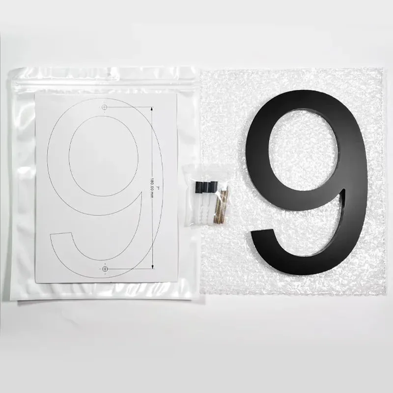 8 Inch House Number Outdoor #0-9 Numeric Home Outdoor Numbers