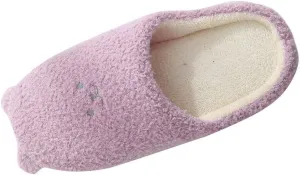 AMDBEL Fuzzy Slippers Women Indoor, Men Women Slipper Boots Winter Indoor Outdoor Bootie Slippers Plush Fleece Memory Foam House Shoes 01