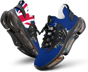 Australia Coat of Arms Flag Men's Running Shoes Lightweight Walking Shoe Breathable Sneaker