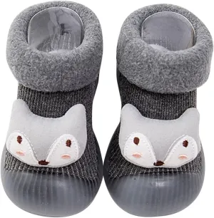 Baby Girl Shoes,Infant Toddle Footwear Winter Shoes Bottom Indoor Non Slip Warm Floor Cartoon Socks Shoes Work Shoes