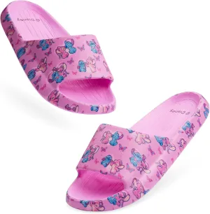 Disney Stitch Girls Sliders, Beach or Pool Shoes for Kids - Stitch Gifts
