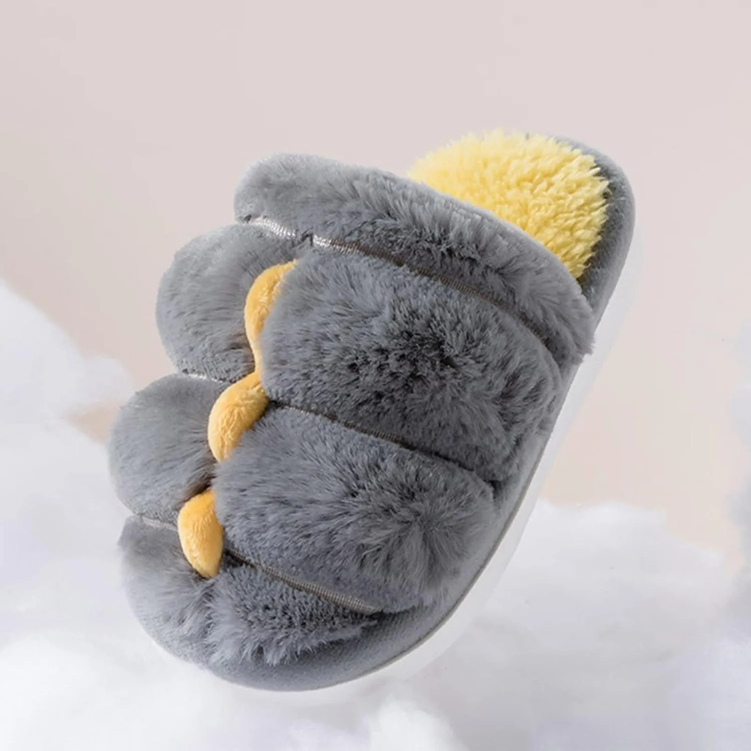 Fashion Autumn and Winter Cute Boys and Girls Slippers Flat Bottom Round Toe Soft and Comfortable Little Kid Shoe