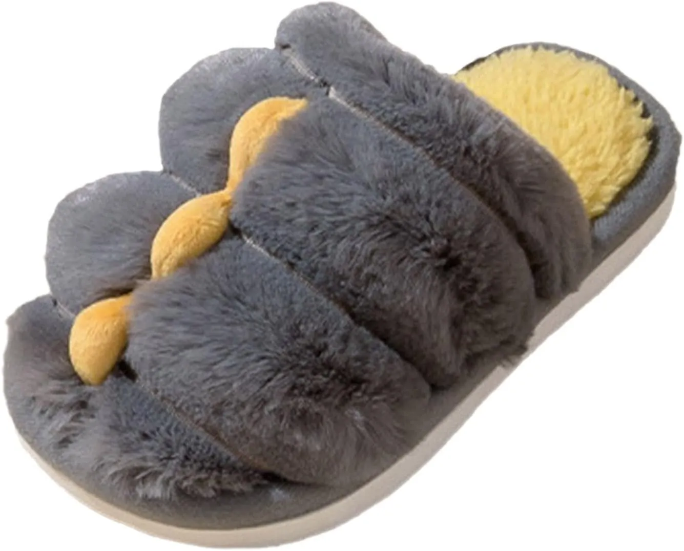 Fashion Autumn and Winter Cute Boys and Girls Slippers Flat Bottom Round Toe Soft and Comfortable Little Kid Shoe