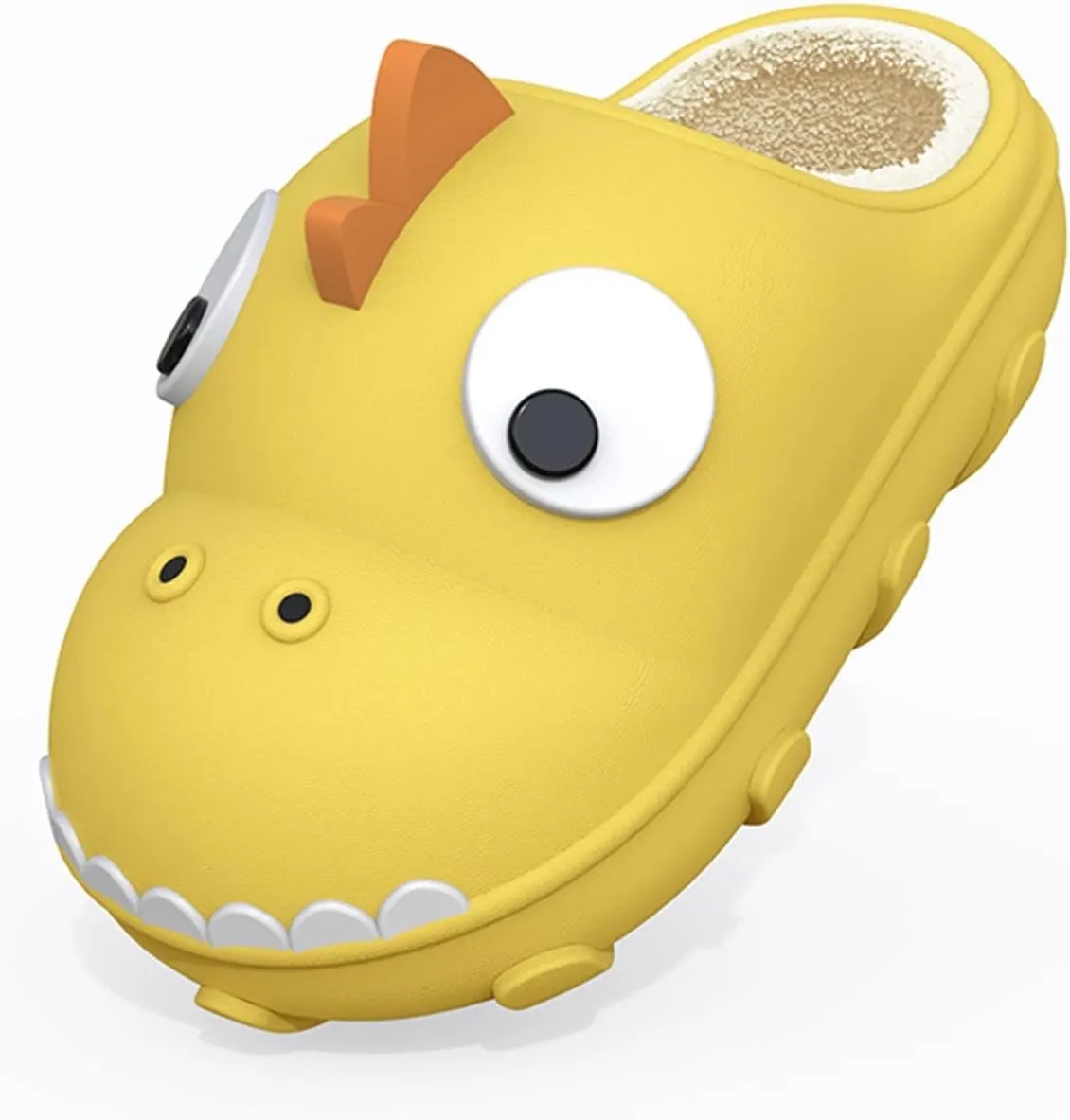 Fashion Autumn and Winter Girls and Boys Slippers Flat Bottom Soft Plush Comfortable Cute Kids Dance Warm up Booties