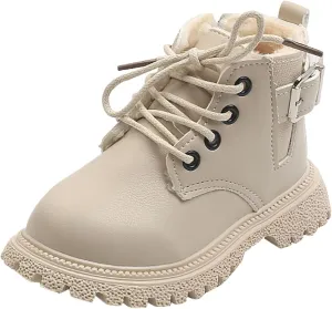 Gilrs Combat Boots Girls Booties Fashion Short Low Heels Kids Boots Short Booties (Toddler/Little Kids/Big Kids)