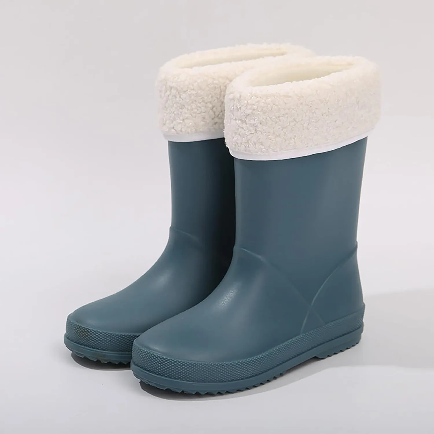 Girl's Winter Snow Boots Infant Faux Fur Lined Ankle Booties Warm Anti-Slip Outdoor Cute Shoes Toddler Walking Shoes