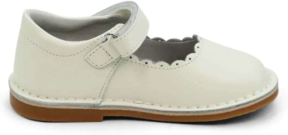 L'Amour Caitlin Scalloped Stitch Down Mary Jane