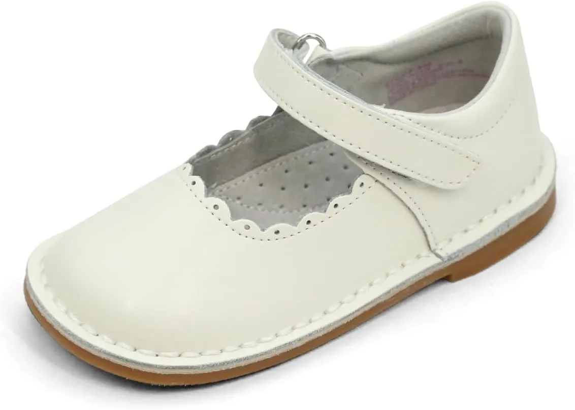 L'Amour Caitlin Scalloped Stitch Down Mary Jane