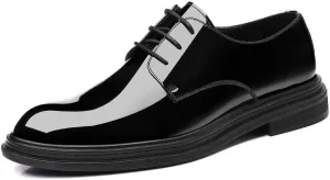 Men's Business Classic Formal Oxfords Shoes Mens Lace-Up Lightweight Casual Walking Dress Shoes