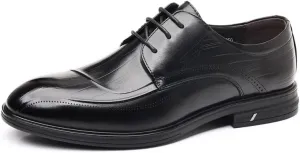 Men's Casual Business Oxford Shoes Comfortable Dress Shoes for Men Weddings Formal Leather Shoes