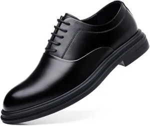 Men's Classic Lace Up Formal Shoes Casual Work Office Comfortable Business Oxford Shoes Formal Wedding Pointed Toe Dress Shoes Derby Shoes