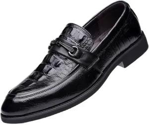 Men's Classic Retro Casual Business Casual Derby Shoes Mens Modern Slip On Oxfords Men Fashion Dress Sneakers