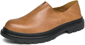 Mens Fashion Sneakers Men Casual Wedding Faux Patent Casual Derby Shoes Modern Classic Slip On Oxfords