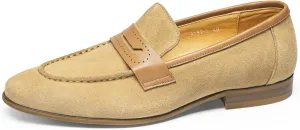 Men's Loafers & Slip-Ons - Genuine Leather Penny Loafers | Classic Dress Shoes with Coin Slot for Business Formal