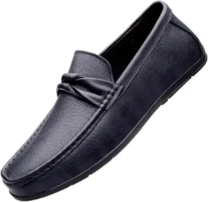 Men's Patent Leather Slip-on Dress Shoes Fashion Casual Classic Round Toe Formal Oxford Shoes Formal Business Casual Comfort Suit Shoes