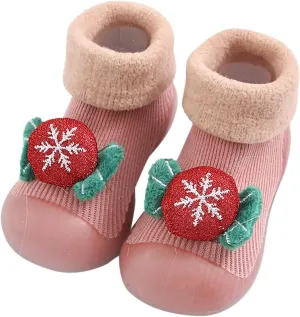 Shoes for Kids,Snow Christmas Baby Socks Shoes Children Baby Socks Cartoon Baby Toddler Floor Socks Shoes Boy Shoes