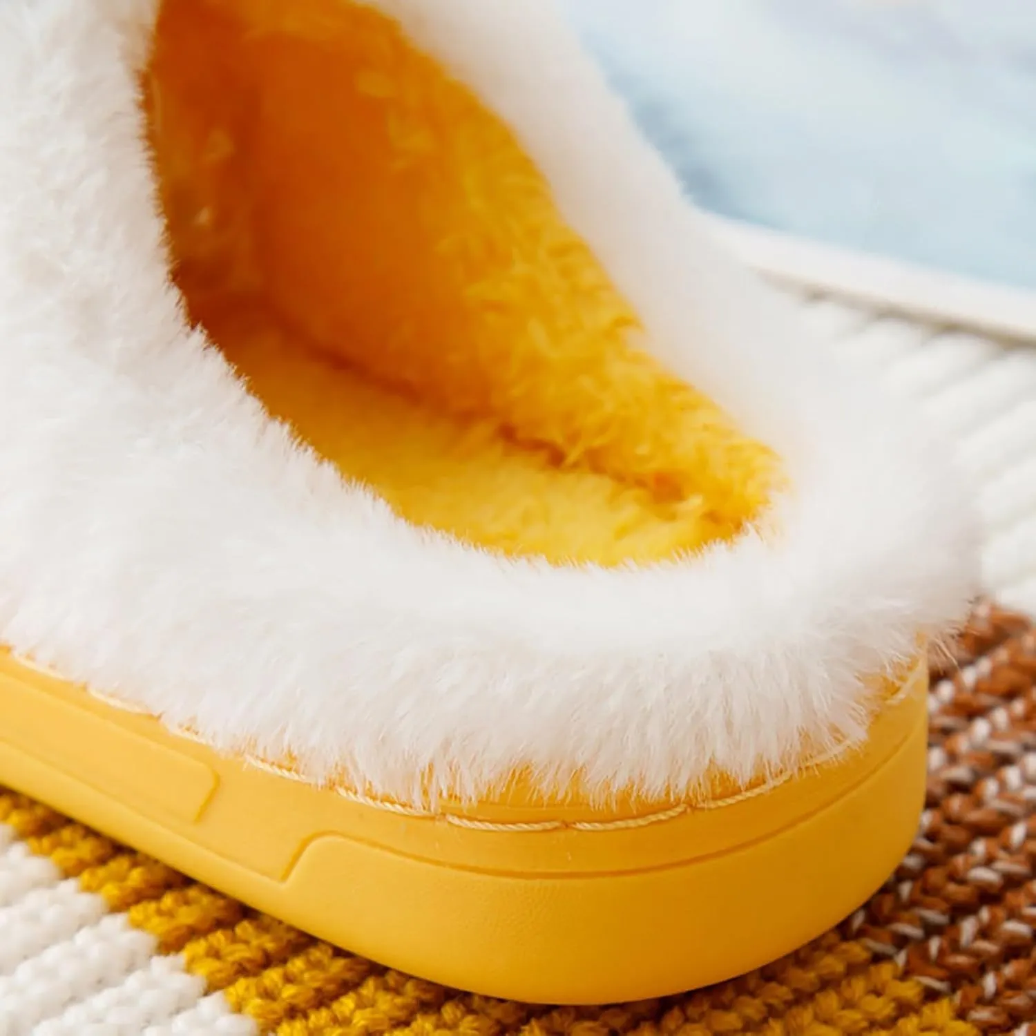 Sweet Strawberry Slippers for Toddler Kids Winter Cute 𝐂ozy House Shoes Girl Boy Warm Fleece House Slippers