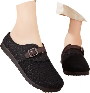 Women Comfortable Mules Sandals Slippers Men Women-Suede Upper House Home